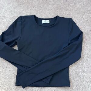 Women's Aritzia Black Long Sleeve Top